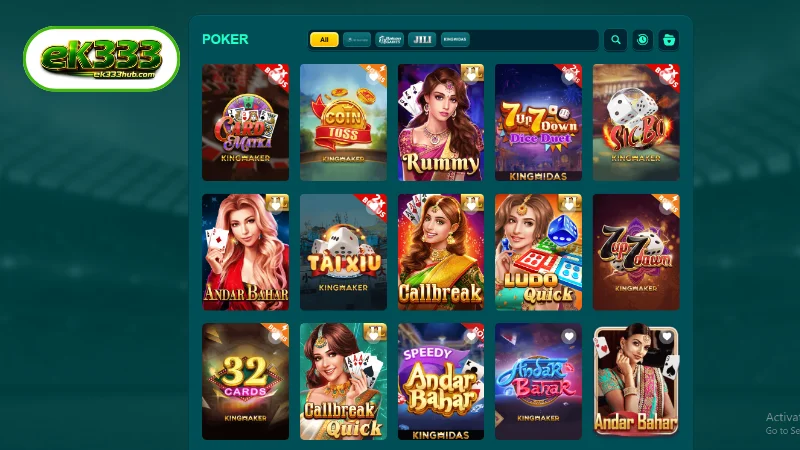 A Profile of EK333 Card Games