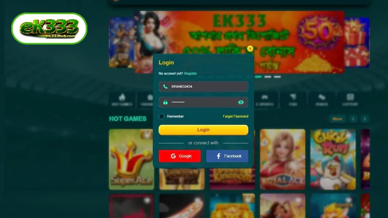 The Complete Process of EK333 Login Explained